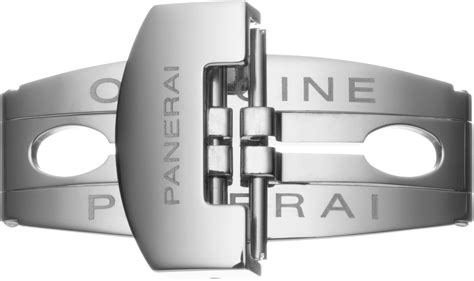 Panerai Deployant buckle Polished white gold, 20mm, 